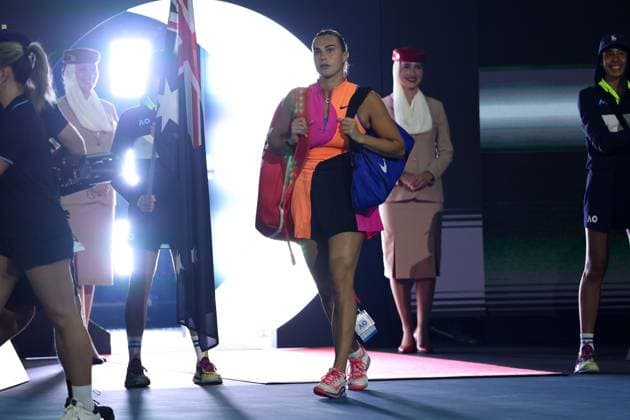 Aryna Sabalenka during the Women s final match Australian Open tennis tournament, Day Fourteen, Melbourne Park, Australia - 31 Jan 2026Melbourne Melbourne Park Victoria (VIC) Australia  Copyright: xEllaxLing Shutterstockx 16455625az