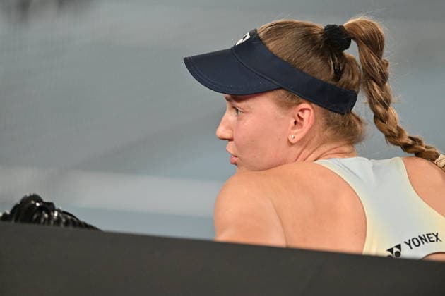 Australian Open 2026 - Finals MELBOURNE, AUSTRALIA - JANUARY 31: Elena Rybakina of Kazakhstan seen during the final match at the Australian Open grand slam tennis tournament against Belarus Aryna Sabalenka (not seen) at Melbourne Park in Melbourne, Australia on January 31, 2026. Mark Avellino Anadolu Melbourne Australia. Editorial use only. Please get in touch for any other usage.  Copyright: x2026xAnadoluxMarkxAvellinox
