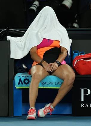 Aryna Sabalenka loses the Women s final match Australian Open tennis tournament, Day Fourteen, Melbourne Park, Australia - 31 Jan 2026Melbourne Melbourne Park Victoria (VIC) Australia  Copyright: xEllaxLing Shutterstockx 16455625cn
