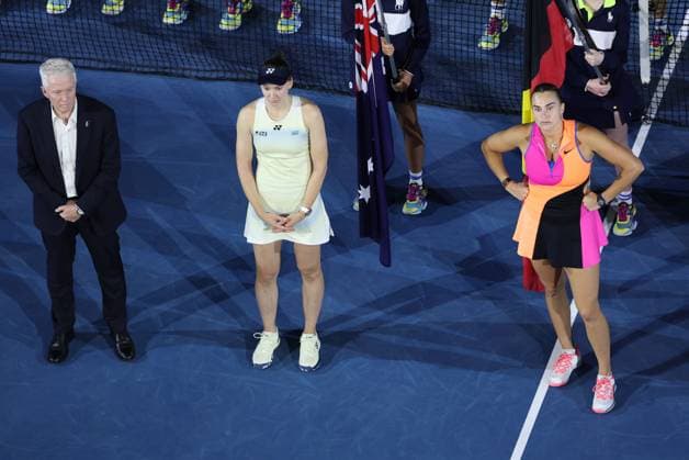 Elena Rybakina beats Aryna Sabalenka in the Women s final match Australian Open tennis tournament, Day Fourteen, Melbourne Park, Australia - 31 Jan 2026Melbourne Melbourne Park Victoria (VIC) Australia  Copyright: xRachelxBach Shutterstockx 16455619aq