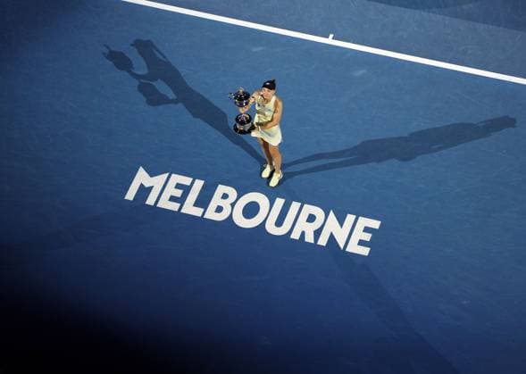 Tennis, Australian Open, womens final, winner Elena Rybakina