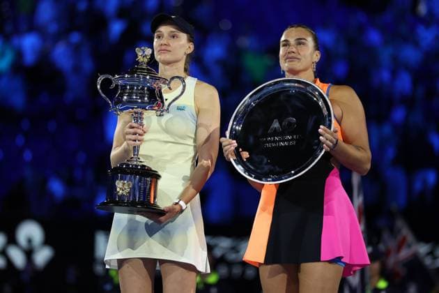 Elena Rybakina wins the Women s final match with runner up Aryna Sabalenka Australian Open tennis tournament, Day Fourteen, Melbourne Park, Australia - 31 Jan 2026Melbourne Melbourne Park Victoria (VIC) Australia  Copyright: xEllaxLing Shutterstockx 16455625dd