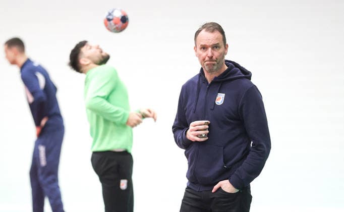 Croatia training: Men s EHF EURO Head Coach of Croatia Dagur Sigurdsson during training session at Sportscenter on January 31, 2026. in Herning, Denmark.  SanjinxStrukic PIXSELL