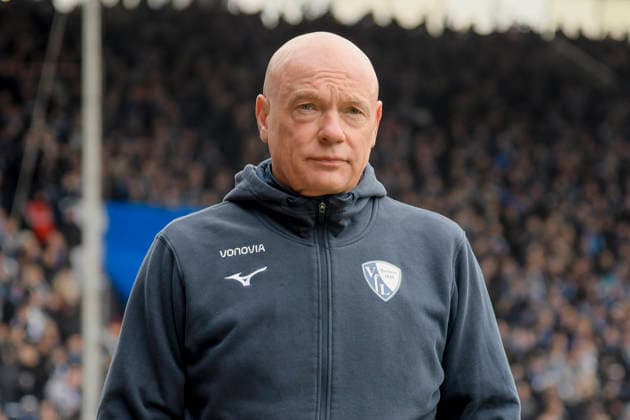 Uwe Rösler Roesler Bochum Portrait, half portrait, image, single, single shot, picture, single, solo, alone, 31 01 2026 Soccer VfL Bochum vs FC Schalke 04, Vonovia Ruhrstadion, Bochum, DFB DFL REGULATIONS PROHIBIT ANY USE OF PHOTOGRAPHS AS IMAGE SEQUENCES AND OR QUASI VIDEO Copyright: xpepphotox xHorstxMauelshagenx pep00321, pep_20260131_hm_266079