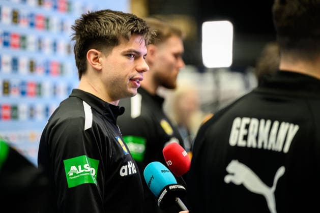 Herning Handball EM 2026 Media Day Germany Renars Uscins Germany Herning Jyske Bank Boxing Denmark