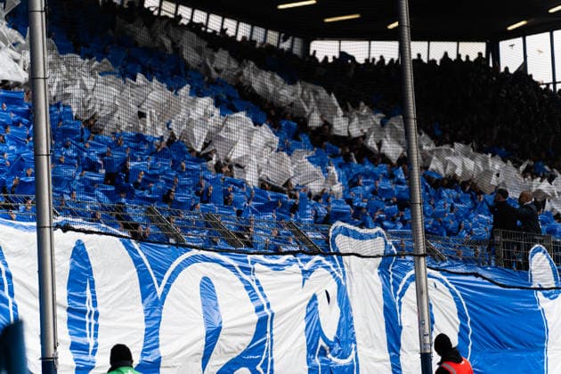 Germany 2 Bundesliga 2025 26 VfL Bochum vs FC Schalke 04 20 Matchday Saturday, 31 01 2026 Vonovia Ruhrstadion North Rhine-Westphalia, Germany Fans Spectators Mood Scarf Choreography Copyright: xCelinaxLeiersx