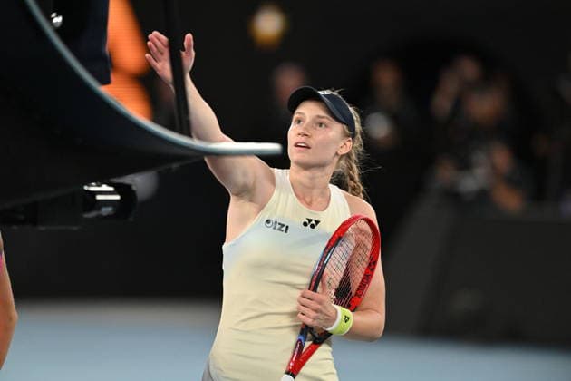 Elena Rybakina defeats Sabalenka to win 2026 Australian Open title MELBOURNE, AUSTRALIA - JANUARY 31: Elena Rybakina of Kazakhstan celebrates after defeating Aryna Sabalenka 2-1 in the Women s Singles Final at the Australian Open grand slam tennis tournament at Melbourne Park in Melbourne, Australia on January 31, 2026. Mark Avellino Anadolu Melbourne Australia. Editorial use only. Please get in touch for any other usage.  Copyright: x2026xAnadoluxMarkxAvellinox