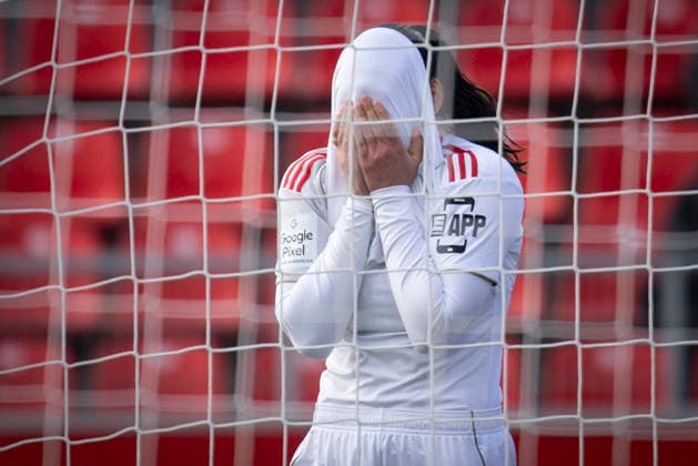 Womens Soccer Bundesliga Bayer 04 Leverkusen 1 FC Nürnberg, 31 01 2026 n5 scores 2 0 in own goal and annoys Bayer 04 Leverkusen 1 FC Nürnberg on matchday 16 of the Google Pixel Womens Bundesliga on 31 01 2026 at Ulrich Haberland Stadium in Leverkusen North Rhine-Westphalia DFL REGULATIONS PROHIBIT ANY USE OF PHOTOGRAPHS AS IMAGE SEQUENCES AND OR QUASI VIDEO Copyright: xBEAUTIFULxSPORTS AxelxKohringx