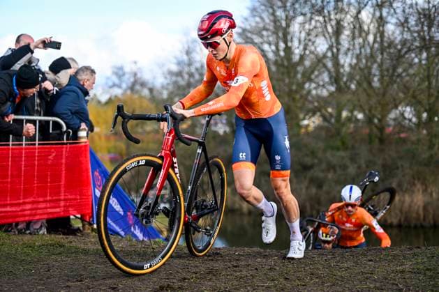 UCI World Championships 2026 Hulst HULST, THE NETHERLANDS - JANUARY 31 : Van Den Eijnden Guus (Ned) in action during the 2026 UCI Cyclo-Cross World Championships for Men Under 23 on January 31, 2026 in Hulst, The Netherlands, 31 01 2026 Hulst The Netherlands  Copyright: xNicoxVereeckenx