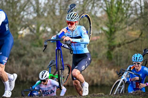 UCI World Championships 2026 Hulst HULST, THE NETHERLANDS - JANUARY 31 : Vanden Eynde Mats (Bel) in action during the 2026 UCI Cyclo-Cross World Championships for Men Under 23 on January 31, 2026 in Hulst, The Netherlands, 31 01 2026 Hulst The Netherlands  Copyright: xNicoxVereeckenx