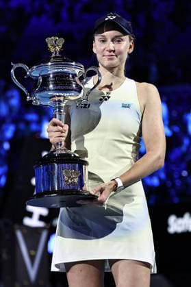 Elena Rybakina, KAZ, after final of 2026 Australian Open in Melbourne, 31 01 2026