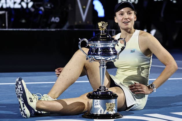 Elena Rybakina, KAZ, after final of 2026 Australian Open in Melbourne, 31 01 2026