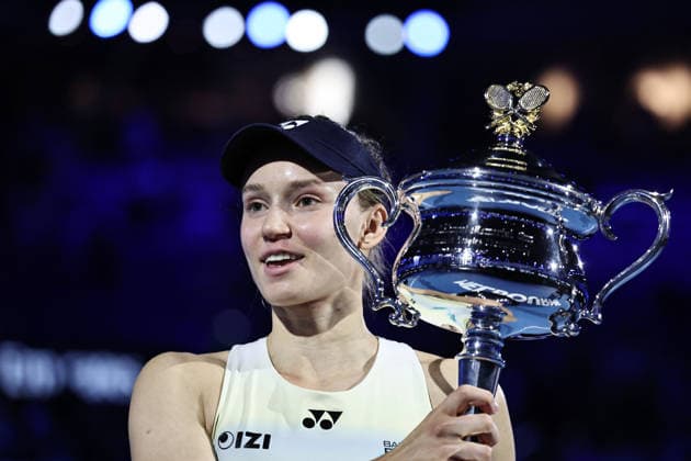 Elena Rybakina, KAZ, after final of 2026 Australian Open in Melbourne, 31 01 2026