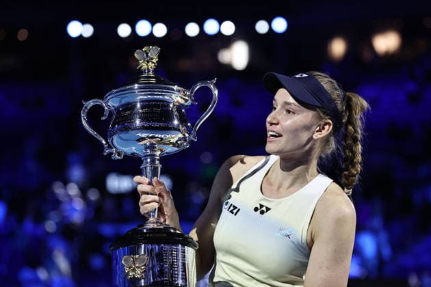 Elena Rybakina, KAZ, after final of 2026 Australian Open in Melbourne, 31 01 2026