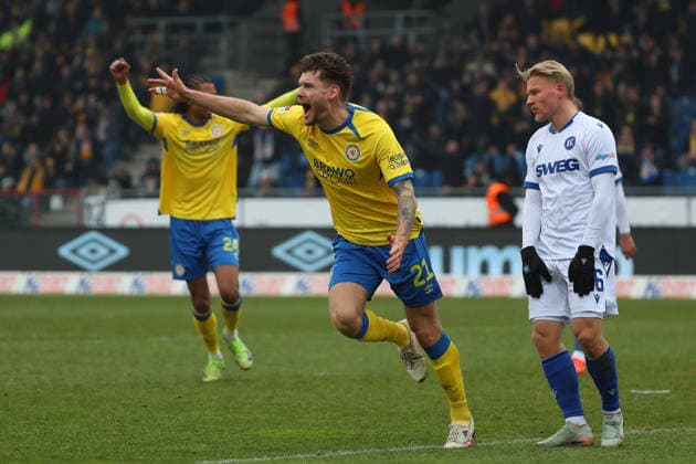 Braunschweig vs Karlsruhe, 2 BL Braunschweig, 31 01 2026, Football, Men, 2 BL, Season 2025 2026, Eintracht Braunschweig vs Karlsruher SC Kevin Ehlers Eintracht Braunschweig celebrates after his header for 1 0, Andreas Müller KSC DFL DFB REGULATIONS PROHIBIT ANY USE OF PHOTOGRAPHS as IMAGE SEQUENCES and or QUASI VIDEO Stadion an der Hamburger Straße Niedersachsen Germany