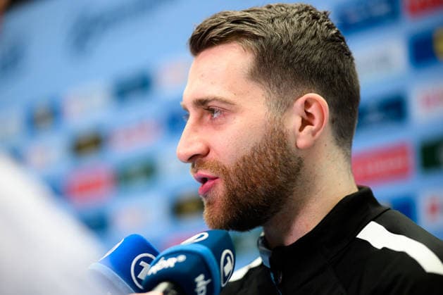Herning Handball EM 2026 Media Day Germany Lukas Mertens Germany Herning Jyske Bank Boxing Denmark