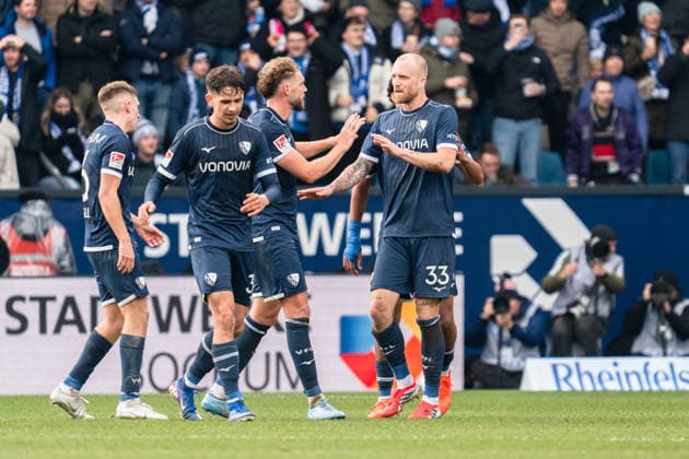 Germany 2 Bundesliga 2025 26 VfL Bochum vs FC Schalke 04 20 Matchday Saturday, 31 01 2026 Vonovia Ruhrstadion North Rhine-Westphalia, Germany Goal for 2 0 by Philipp Hofmann VfL Bochum, 33 Cheers Joy Emotions Goal celebration Copyright: xCelinaxLeiersx
