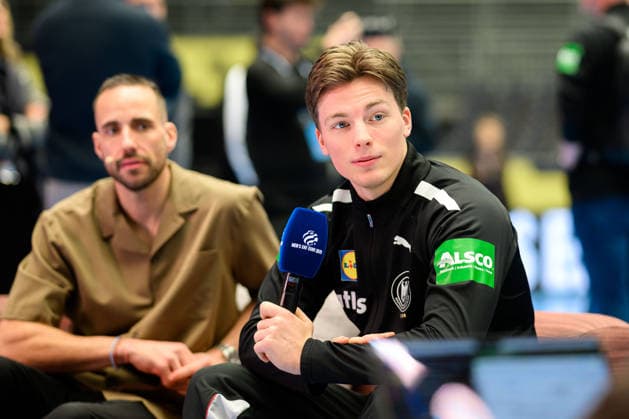 Herning Handball EM 2026 Media Day Germany Nils Lichtlein Germany Herning Jyske Bank Boxing Denmark