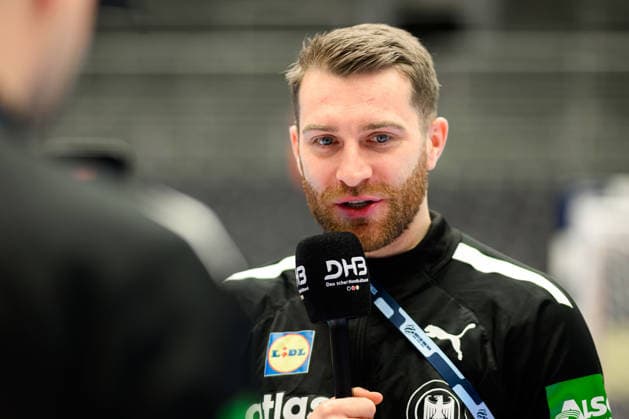 Herning Handball EM 2026 Media Day Germany Lukas Mertens Germany Herning Jyske Bank Boxing Denmark