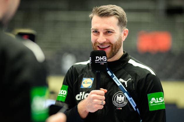 Herning Handball EM 2026 Media Day Germany Lukas Mertens Germany Herning Jyske Bank Boxing Denmark