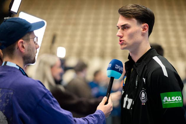 Herning Handball EM 2026 Media Day Germany Miro Schluroff Germany Herning Jyske Bank Boxing Denmark