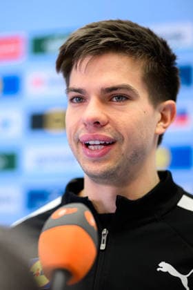 Herning Handball EM 2026 Media Day Germany Renars Uscins Germany on ZDF Interview Herning Jyske Bank Boxing Denmark