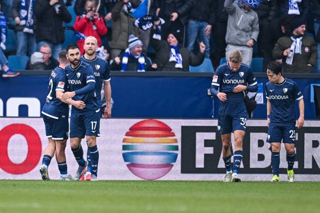 31 01 2026, Football, 2 Bundesliga, Season 2025 2026, Matchday 20, VfL Bochum FC Schalke 04, Philipp Hofmann VfL Bochum 1848 celebrates the goal for 2 0 xRHR PHOTO YYx Copyright: KROEGER RHR-FOTOx RHR-FOTO YY