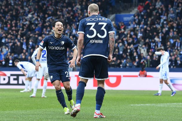 Soccer 2 Bundesliga 20 Matchday VfL Bochum FC Schalke 04 on 31 01 2026 at Vonovia Ruhrstadion in Bochum Goal celebration for 2 0 by Philipp Hofmann Bochum DFL regulations prohibit any use of photographs as image sequences and or quasi video xRx
