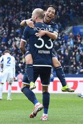 Soccer 2 Bundesliga 20 Matchday VfL Bochum FC Schalke 04 on 31 01 2026 at Vonovia Ruhrstadion in Bochum Goal celebration for 2 0 by Philipp Hofmann Bochum DFL regulations prohibit any use of photographs as image sequences and or quasi video xRx