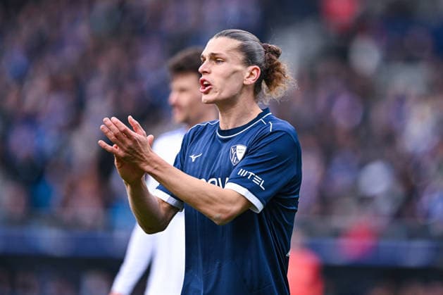 31 01 2026, Football, 2 Bundesliga, Season 2025 2026, Matchday 20, VfL Bochum FC Schalke 04, Noah Loosli VfL Bochum 1848 xRHR PHOTO YYx Copyright: KROEGER RHR-FOTOx RHR-FOTO YY