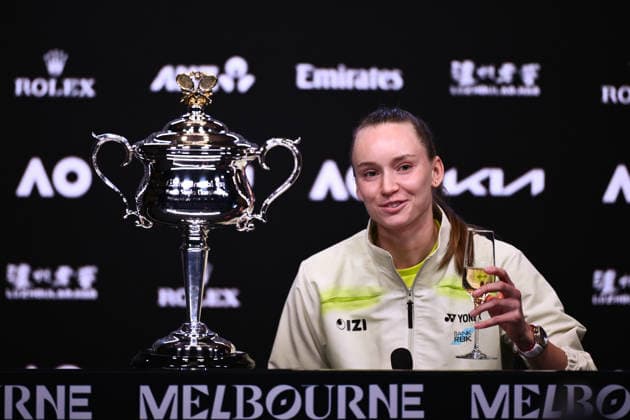 Tennis, Australian Open, Womens Final, Press conference of the winner Yelena Rybakina