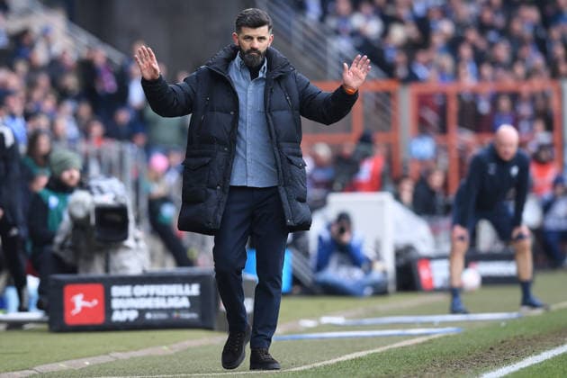 Soccer 2 Bundesliga 20 Matchday VfL Bochum FC Schalke 04 on 31 01 2026 at Vonovia Ruhrstadion in Bochum Miron Muslic Coach Head Coach Schalke DFL regulations prohibit any use of photographs as image sequences and or quasi video xRx