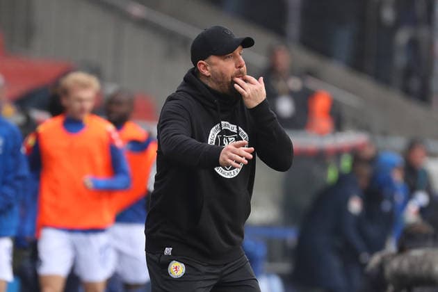 Braunschweig vs Karlsruhe, 2 BL Braunschweig, 31 01 2026, Football, Men, 2 BL, Season 2025 2026, Eintracht Braunschweig vs Karlsruher SC Head Coach Heiner Backhaus Eintracht Braunschweig DFL DFB REGULATIONS PROHIBIT ANY USE OF PHOTOGRAPHS as IMAGE SEQUENCES and or QUASI VIDEO Stadion an der Hamburger Straße Niedersachsen Germany