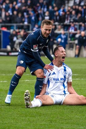Germany 2 Bundesliga 2025 26 VfL Bochum vs FC Schalke 04 20 Matchday Saturday, 31 01 2026 Vonovia Ruhrstadion North Rhine-Westphalia, Germany Nikola Katic Schalke 04, 25 Felix Passlack VfL Bochum, 15 Copyright: xCelinaxLeiersx