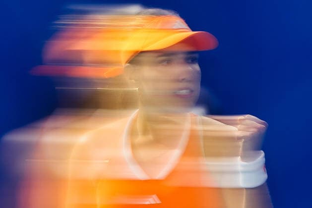 (260131) -- MANILA, Jan. 31, 2026 -- Camila Osorio of Colombia reacts during the women s singles final match between Camila Osorio of Colombia and Donna Vekic of Croatia at the WTA, Tennis Damen Philippine Women s Open in Manila, the Philippines, Jan. 31, 2026. ) (SP)PHILIPPINES-MANILA-TENNIS-WTA PHILIPPINE WOMEN S OPEN ROUELLExUMALI 