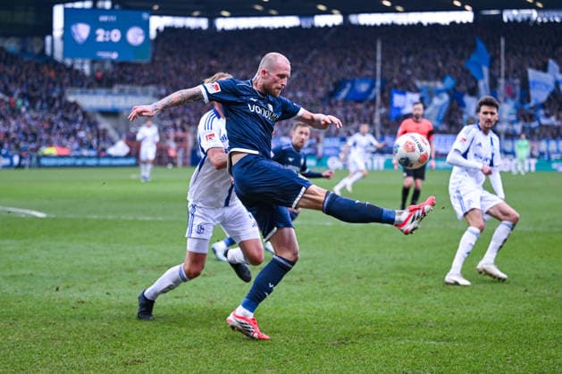 31 01 2026, Football, 2 Bundesliga, Season 2025 2026, Matchday 20, VfL Bochum FC Schalke 04, Philipp Hofmann VfL Bochum 1848 xRHR PHOTO YYx Copyright: KROEGER RHR-FOTOx RHR-FOTO YY