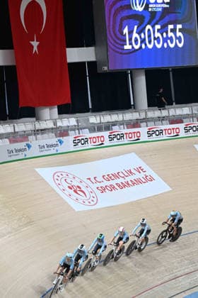 31-01-2026 Allenamento Europei Pista Konya 2026; 2026, Belgium; Konya - Velodrom; 