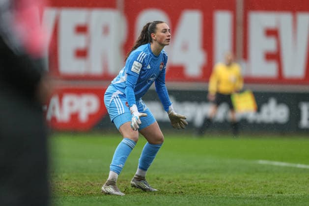 GER, Leverkusen, Bayer Leverkusen vs 1 FC Nürnberg, Google Pixel Women Bundesliga, Football, DFB, Season 2025 2026, Ulrich Haberland Stadion, 16 Matchday in picture Lourdes Romero 1 FC Nürnberg Women 25 DFB DFL REGULATIONS PROHIBIT ANY USE OF PHOTOGRAPHS AS IMAGE SEQUENCES AND OR QUASI VIDEO, 31 01 2026 Copyright: HMBxMedia HendrikxHamelau