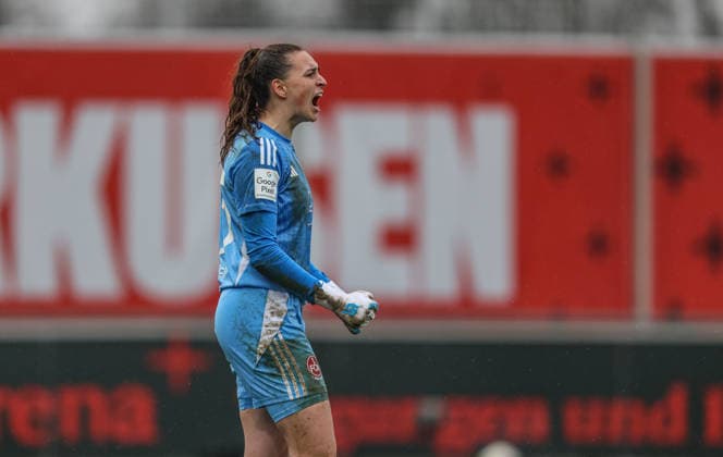 GER, Leverkusen, Bayer Leverkusen vs 1 FC Nürnberg, Google Pixel Women Bundesliga, Football, DFB, Season 2025 2026, Ulrich Haberland Stadion, 16 Matchday in picture Lourdes Romero 1 FC Nürnberg Women 25 DFB DFL REGULATIONS PROHIBIT ANY USE OF PHOTOGRAPHS AS IMAGE SEQUENCES AND OR QUASI VIDEO, 31 01 2026 Copyright: HMBxMedia HendrikxHamelau