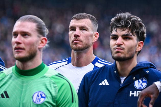 31 01 2026, Football, 2 Bundesliga, Season 2025 2026, Matchday 20, VfL Bochum FC Schalke 04, Edin Džeko Dzeko FC Schalke 04 xRHR PHOTO YYx Copyright: KROEGER RHR-FOTOx RHR-FOTO YY