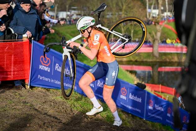 UCI World Championships 2026 Hulst HULST, THE NETHERLANDS - JANUARY 31 : Bakker Manon (Ned) in action during the 2026 UCI Cyclo-Cross World Championships for Women Elite on January 31, 2026 in Hulst, The Netherlands, 31 01 2026 Hulst The Netherlands  Copyright: xNicoxVereeckenx