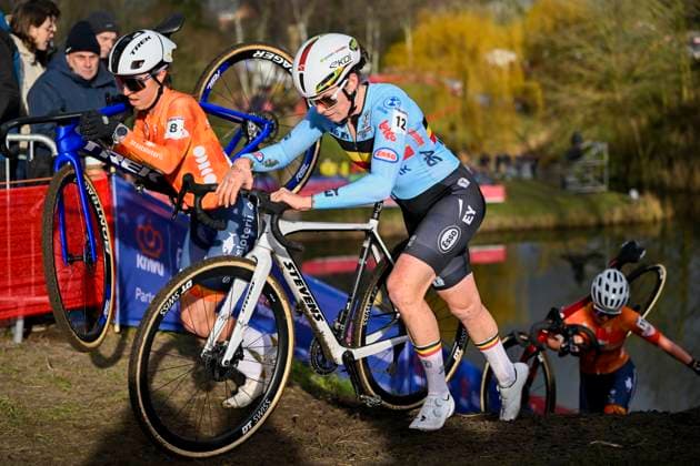 UCI World Championships 2026 Hulst HULST, THE NETHERLANDS - JANUARY 31 : Norbert Riberolle Marion (Bel) in action during the 2026 UCI Cyclo-Cross World Championships for Women Elite on January 31, 2026 in Hulst, The Netherlands, 31 01 2026 Hulst The Netherlands  Copyright: xNicoxVereeckenx