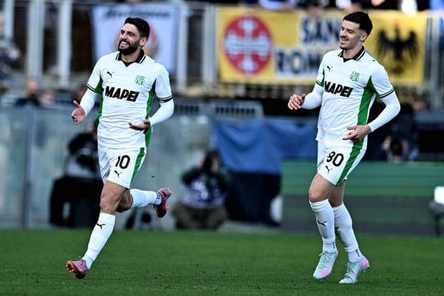 Mp Pisa 31 01 2026 - campionato di calcio serie A Pisa-Sassuolo foto Matteo Papini Image nella foto: esultanza gol Domenico Berardi 