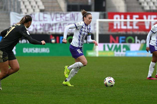 Jaqueline Meißner Google Pixel Frauen Bundesliga SGS Essen Union Berlin 31 01 2026 Jaqueline Meißner SGS Essen , Google Pixel Frauen Bundesliga, 16 Matchday, SGS Essen vs Union Berlin on January 31, 2026 at Stadion an der Hafenstraße, Essen