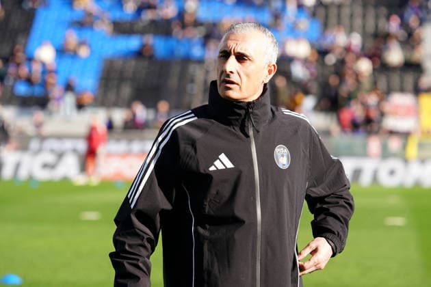 Pisa s coach .Caridi ...During the Serie A soccer match between Pisa and Sassuolo at the Cetilar Arena Romeo Anconetani Stadium in Pisa; Center West Italy; Tuesday January 31; 2026 ; Soccer  Copyright: xAlessandroxLaxRocca LaPressex