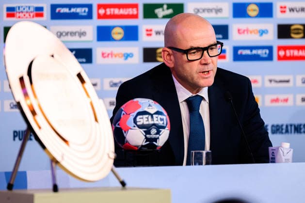 Herning Handball EM 2026 Media Day Germany EHF Secretary General Martin Hausleitner Herning Jyske Bank Boxing Denmark