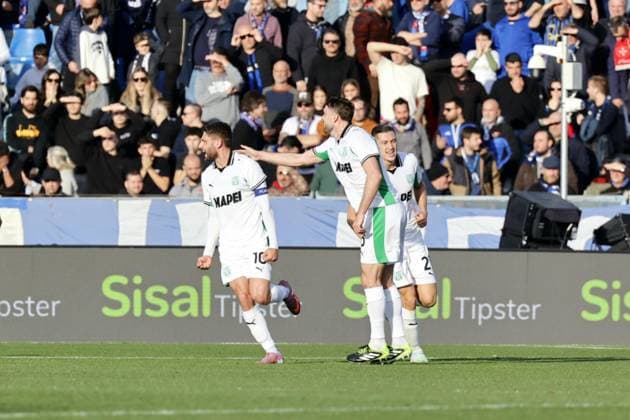 January 31, 2026, Pisa, ITALIA: Sassuolo s Domenico Berardi celebrates after goal 0-2 during the Italian Serie A soccer match Pisa SC vs Sassuolo at Arena Garibaldi stadium in Pisa, Italy, 31 January 2026. ANSA ENRICO MATTIA DEL PUNTA Italy Soccer Serie A - Pisa SC Vs Sassuolo  - ZUMAa110 20260131_zaf_a110_012 Copyright: xEnricoxMattiaxDelxPuntax