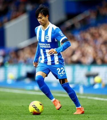 Kaoru Mitoma of Brighton and Hove Albion. Brighton and Hove Albion v Everton, Premier League, Football, American Express Community Stadium, Brighton, UK - 31 Jan 2026Brighton American Express Community Stadi United Kingdom EDITORIAL USE ONLY No use with unauthorised audio, video, data, fixture lists, club league logos or live services. Online in-match use limited to 120 images, no video emulation. No use in betting, games or single club league player publications. Copyright: xJamesxMarsh Shutterstockx 16496734ad