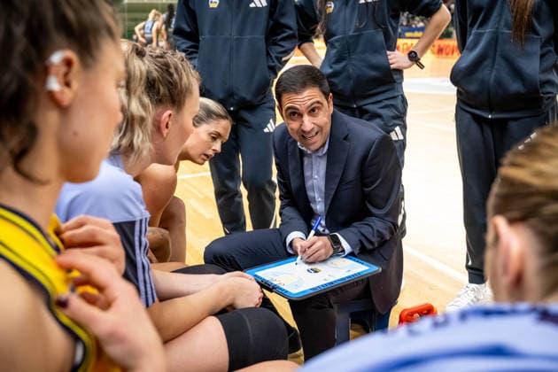 Basketball Berlin 31 01 2026 Season 2025 2026 DBBL 1 Bundesliga Alba Berlin Saarlouis Royals Cristo Cabrera Alba, Coach