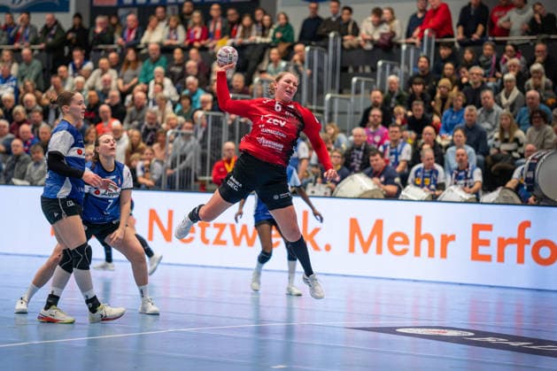 HSG Blomberg Lippe GER vs BSV Sachsen Zwickau GER , Handball, 1 Handball Bundesliga Women, 15 Matchday, 31 1 2026, Season 2025 2026, Blomberg Laura Szabo BSV Sachsen Zwickau, 06 in goal Blomberg Sporthalle an der Ulmenallee Germany